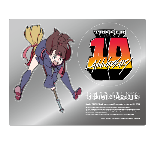 TRIGGER 10TH ANNIVERSARY ACRYLIC FIGURE【Little Witch Academia】