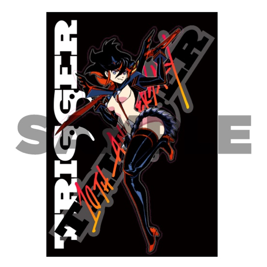 TRIGGER 10TH ANNIVERSARY【KILL la KILL】STICKER SET (1st Edition) / Ryuko Matoi ＆10th Logo B（Metallic ver）