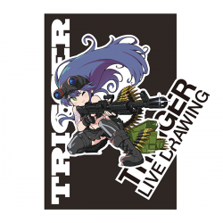 TRIGGER Girls - Muzzle - Spring - Trigger-chan - Poster
